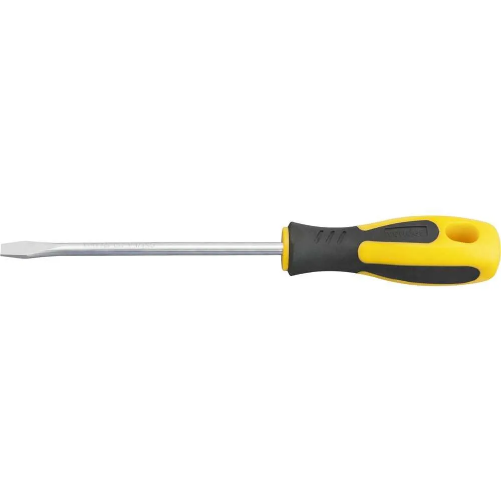 Chave de fenda 1/4" x 5", aço cromo vanádio, cabo emborrachado, com ponta magnetizada — foto 2