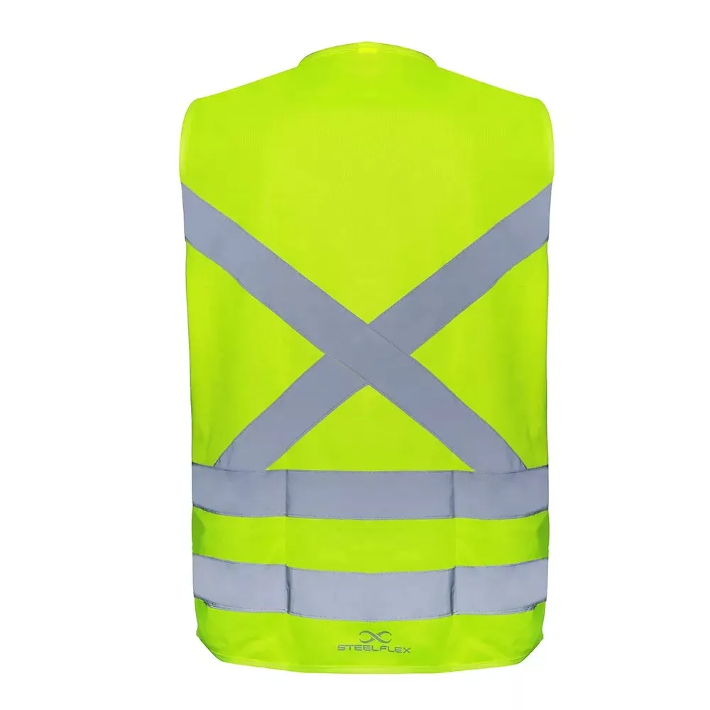 Colete Refl. 4 Bolsos Classe 2 Amarelo (STF-VACL94010) — foto 2