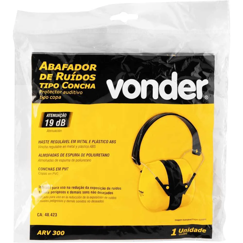 Abafador de ruídos tipo concha, 19 dB, ARV 300 — foto 2