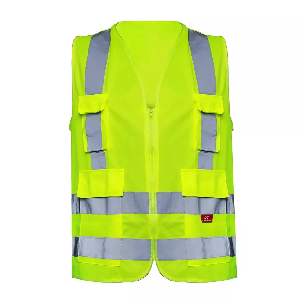 Colete Refl. 4 Bolsos Classe 2 Amarelo (STF-VACL94010) — foto 1