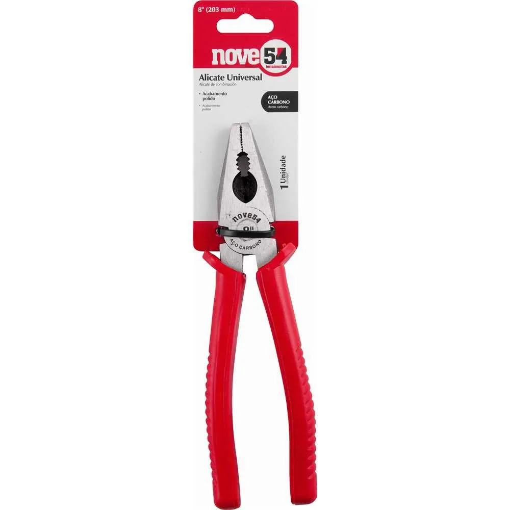 Alicate universal 8", aço carbono — foto 2
