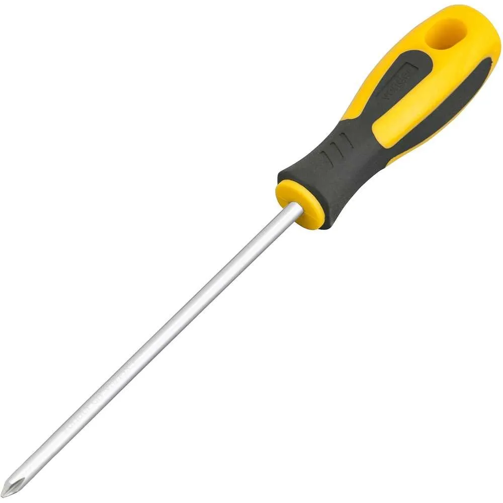 Chave phillips 3/16" x 5", aço cromo vanádio, cabo emborrachado, com ponta magnetizada — foto 1