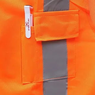 Colete Refl. 1 Bolso Classe 2 Laranja (STF-VACL91030) — miniatura 3