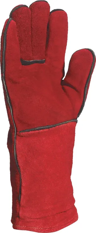 Luva CA615K - Soldador Raspa/Couro 35cm — miniatura 2