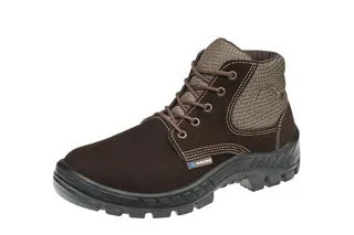 Botina Nubuck café, cadarço (50B26-CB-BP)