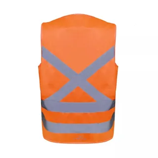 Colete Refletivo 4 Bolsos Liso Laranja (STF-VACL94030) — miniatura 2