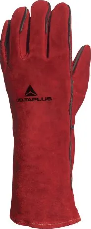 Luva CA615K - Soldador Raspa/Couro 35cm — miniatura 3