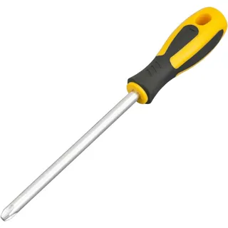 Chave phillips 3/8" x 6", aço cromo vanádio, cabo emborrachado, com ponta magnetizada