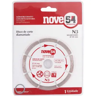 Disco de corte diamantado, 105 mm x 20 mm, segmentado, N3 — miniatura 2