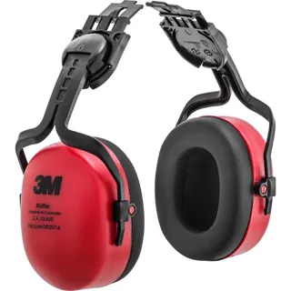 Abafador de ruídos tipo concha, acoplável ao capacete, 18 dB, Muffler